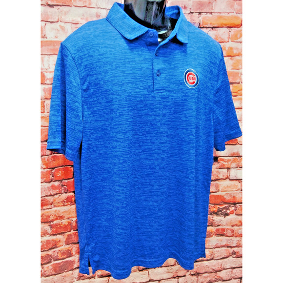 Chicago Cubs Polo Shirt Men's Large Blue Genuine Merchandise MLB Baseball Sports - Picture 4 of 7
